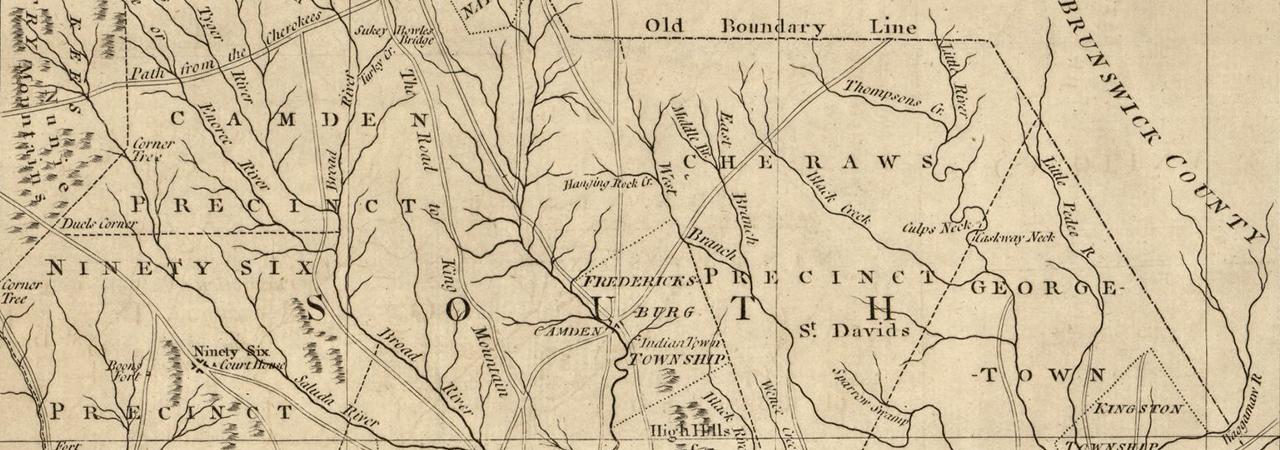 This is a map of South Carolina.